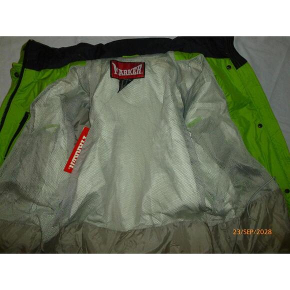 NEW Marker Jacket Coat Womens‎ Lightweight Ski Snow Rare Retro Neon 8 Medium M - Picture 6 of 7